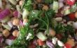 Salade grecque de Farro (vegan en option) d’été