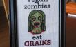 Zombie Vegan cross stitch + modèle