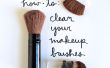 Comment nettoyer vos pinceaux de maquillage