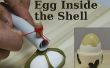 Gadget pour brouiller les œufs à l’intérieur de leur coquille