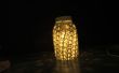 Crochet dentelle Mason Jar lampe