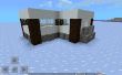 Maison moderne de neige Minecraft