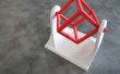 3D imprimé fil cadre Cube Spinner Desk Toy