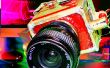 Construire en laiton shiney caméra pour utiliser les lentilles m42 standard sur film de format moyen chic ! 