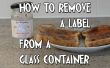 Moyen facile de supprimer des étiquettes de verre