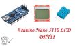 Capteur d’humidité température DHT11 Arduino Nano 5110 écran LCD