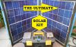 Économiseur d’énergie sauvegarde tout en un seul kit alimenté par un panneau solaire pliant de mobile
