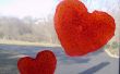 Comment faire une fenêtre coeur Valentine s’accrochent de plaisance pour les enfants