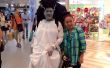 La fiancée de costume illusion Frankenstein pour Halloween