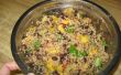 Mangue et salade de Quinoa haricot noir