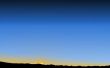 Silhouette des montagnes de coucher du soleil dans GIMP