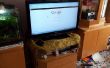 Ordinateur de PC-TV caché dans un tiroir de votre télévision