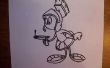 Comment dessiner Marvin le Martien (à partir de Looney Tunes)