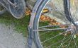 Recyclé en cuir Mud Flap pour un vélo Vintage