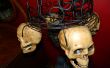 DIY aux chandelles crâne suspendu lustre, prop Halloween