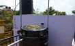 Usine de biogaz à l’aide de cuisine et les déchets alimentaires