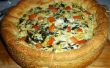 Épinards artichauts Dip Deep Dish Pizza (substitut de l’huile de coco)