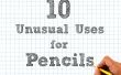 10 utilisations inhabituelles pour crayons