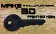 Comment faire un 3D imprimés clé (TUTORIAL complet)