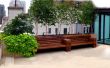 NYC toit terrasse Design : Patio de calcaire pour le Park Avenue