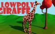 Low Poly girafe - Cinema 4D