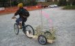 Simple de bois et de bambou Bike Trailer