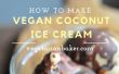 Crème de glace coco végétalien | Recette banane-gratuit