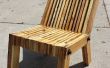 Inclinée de chaise en bois palette