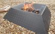 Comment faire une fosse de feu Cool et Compact de la moitié d’une feuille d’acier