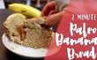 2 minute de pain aux bananes de Paleo