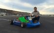 Gaz, battant électrique course Kart