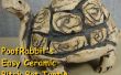 Facile en céramique pincer Pot tortues