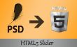 PSD à la Conversion de HTML5 : ajout d’un curseur de HTML5 vers une page Web - partie 1
