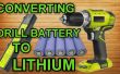 Mise à niveau de votre batterie de perceuse au Lithium gratuite