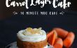 10 minutes en couches carotte Mug Cake