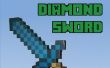 Épée de diamant Foamboard Minecraft