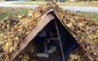 Construction d’une maison de feuilles