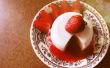 Panna Cotta avec remplissage de Sorbet aux fraises d’été
