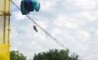 Saut en parachute de teddy appareil (parafauna)