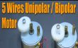 Stepper Motor Basics - 5 Câbles unipolaires / bipolaires moteur