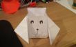 Boîte de visage de chien origami