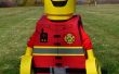 Costume de pompier LEGO figurine