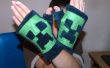 Minecraft plante grimpante Fingerless gants modèle