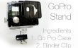GoPro support pince-notes