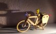 Het idee : de houten fiets rencontré minion fr verlichting