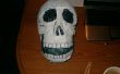 Papier mâché Skull - décoration Halloween