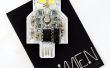 Solar Powered Owl Magnet lumineux LED pendentif bijoux
