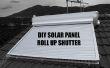 BRICOLAGE panneau solaire retrousser obturateur (Rideau solaire, tapparella solare)