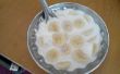 Très simple petit-déjeuner avec banane & lait (seulement 3 ingrédients)