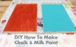 Comment bricolage peinture craie Make & peinture de lait